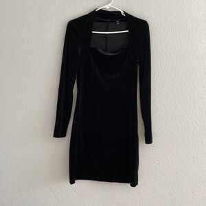 VERO MODA black Valvet Dress